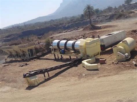 FABHND Semi Auto HOT MIX PLANT DM 50 FABHIND 240 380V Capacity 100 Tons Per Hours At