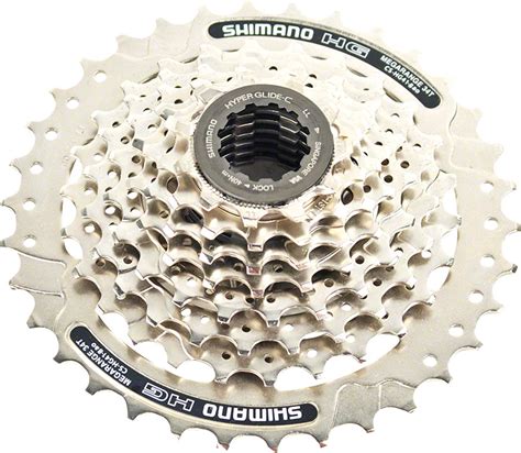 Shimano CS-HG41 Cassette - 8 Speed, 11-34t, Silver, Mega Range ...