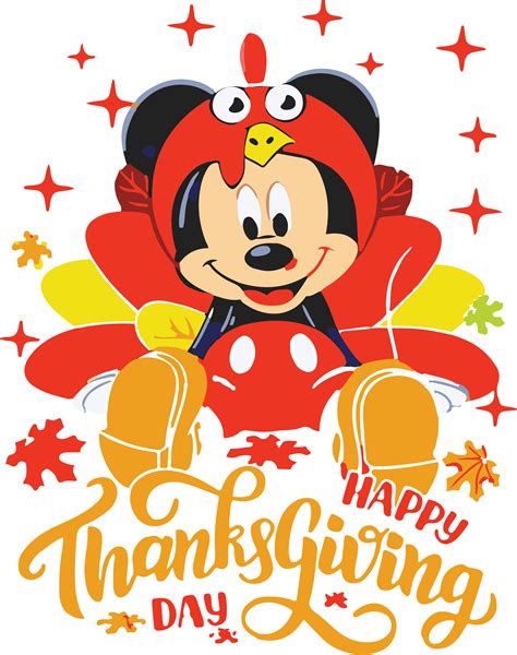 Mickey Mouse Thanksgiving Clipart At Tancannonblog Blog