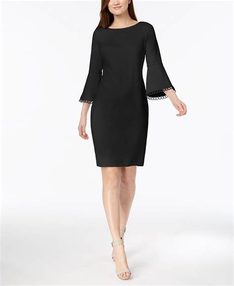 Calvin Klein Bell Sleeve Sheath Dress Macys