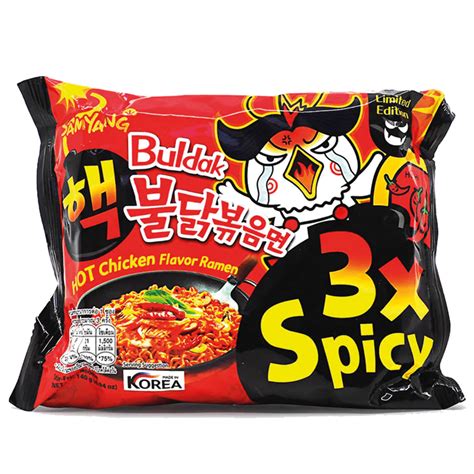AnimeFanShop DE Instant Nudeln Buldak Hot Chicken Ramen Gebraten EXTREME 3xSPICY Von SamYang