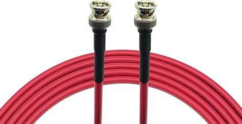 Av Cables 3g6g Hd Sdi Mini Rg59 Bnc Cable Belden 1855a 10ft Red Electronics