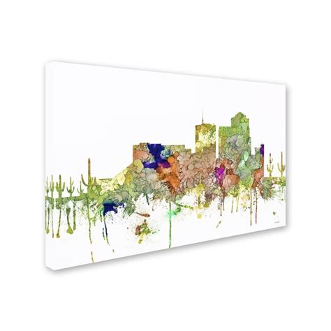 Trademark Fine Art Cityscapes Framed 16-in H x 24-in W Cityscape Print ...