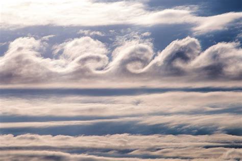 Theyre Called Kelvin Helmholzt Clouds Aka Billow Clouds Or Shear