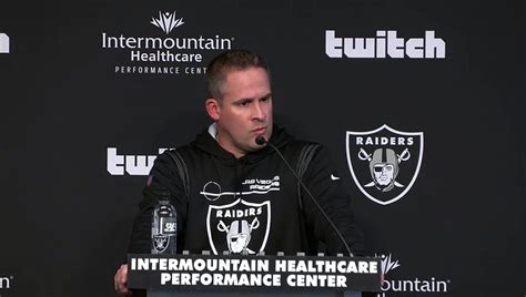 Raiders Josh McDaniels Entire Wednesday Update Video Dailymotion