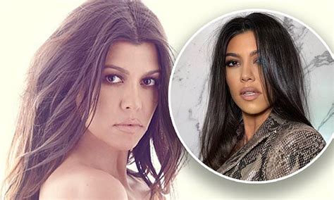 Kourtney Kardashian Shares Naked Maternity Shoot Photo Daily Mail Online