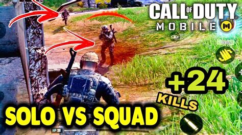 Call Of Duty Mobile My New Kills Record Solo Vs Squads Battle Royale