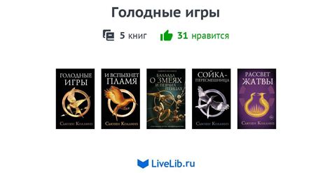 Цикл книг «Голодные игры» — 4 книги | Читать лучшие подборки на Livelib