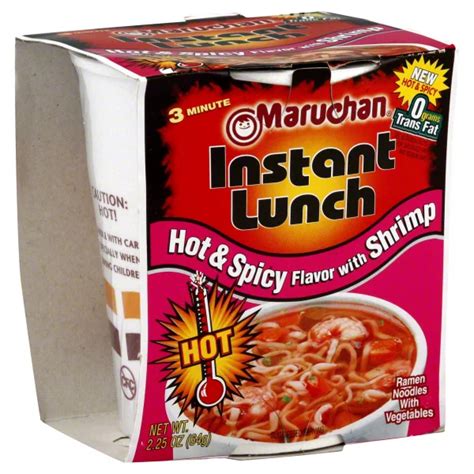 Maruchan Instant Lunch Hot And Spicy Flavor With Shrimp Shop Soups Chili At H E B