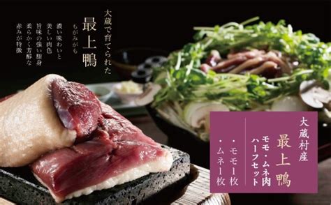 大蔵村産「最上 もがみ 鴨」もも・むね肉ハーフセット 山形県大蔵村｜ふるさとチョイス ふるさと納税サイト