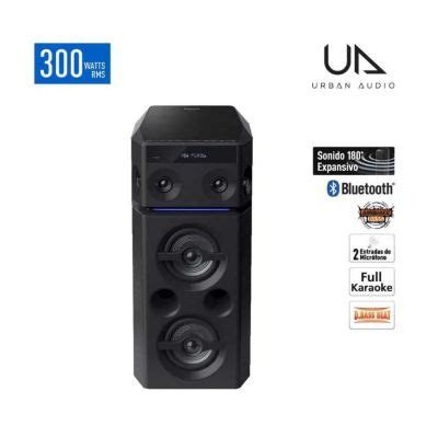 Equipo De Sonido Panasonic SC UA30PU K ONE BOX 300 Watts RMS Negro