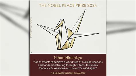 El Premio Nobel De La Paz Fue Otorgado A Nihon Hidankyo La