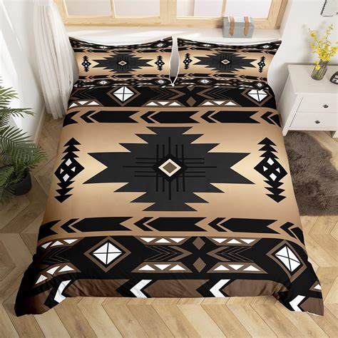 Southwestern Bedding Set Full Bohemian Geometric Duvet Coverethnic