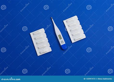Medical Suppository For Anal Or Vaginal Use And Thermometer Candles For Treatment Of High