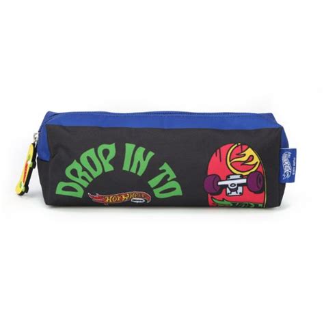 Estojo Hot Wheels Azul Luxcel Luxcel