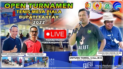 OPEN TURNAMEN TENIS MEJA BUPATI CUP 2022 YouTube