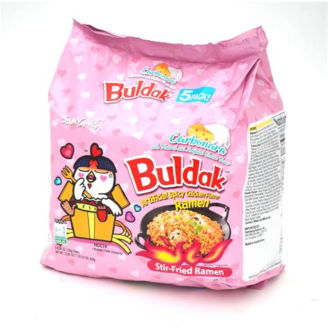 Brandclub Samyang Buldak Hot Chicken Spicy Ramen Korea Instant Packaged Noodles Carbonara