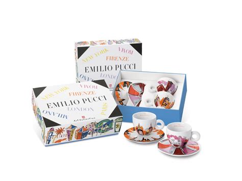 emilio pucci  illy coffee espresso sets
