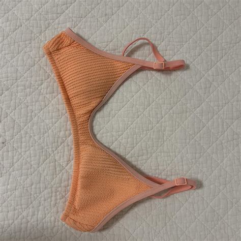 Aerie Bikini Top Coral Colored Xanax Depop