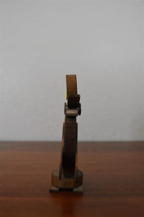 Wooden Duck Clothespin Beak Note Recipe Card Holder Vintage Bird Art Etsy