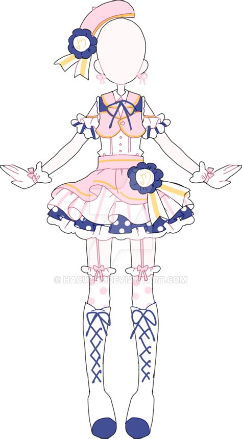 Kira Kira Idol Outfit Commission For Meru By Hacuubii Dibujos De