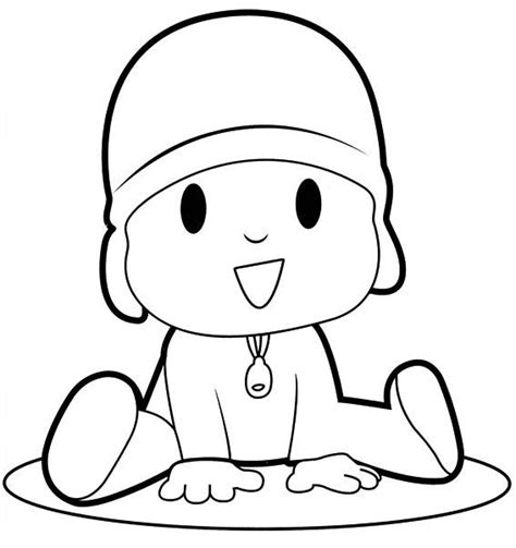 Dibujos de Pocoyo para colorear e imprimir Pocoyó para pintar gratis