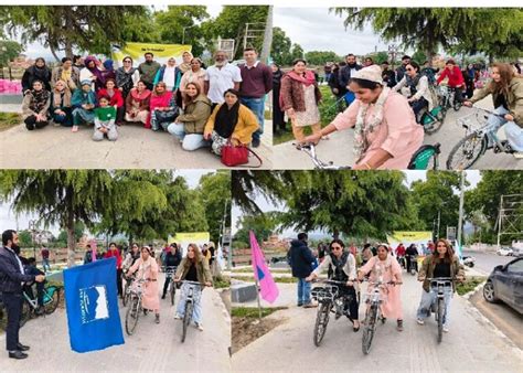 Video Womens Cycling Literacy Campaign Reaches Srinagar Kashmir