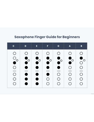 Free 9 Sample Saxophone Fingering Chart Templates In Pdf