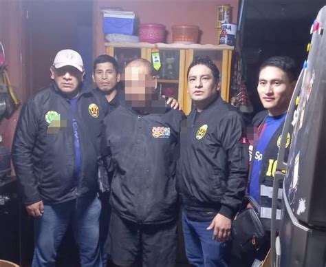 Ate Desarticulan Banda Criminal Dedicada A La Extorsión Sicariato Y Usurpación De Terrenos