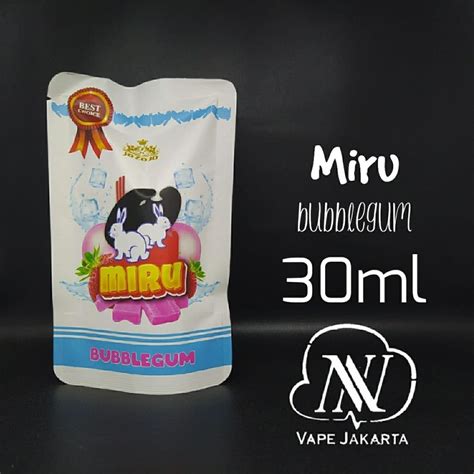 Jual Miru Bubblegum Salt Nic Ml Mg By Jozojo Shopee Indonesia