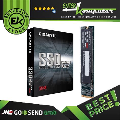 gigabyte ssd  gb nvme pcie gen  enterkomputer jual beli
