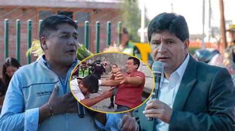 Arequipa Autoridades Rechazan Reacci N De Edwin Mart Nez Al Pelearse