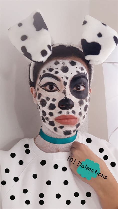 Cute And Easy Dalmatians Makeup Tutorial