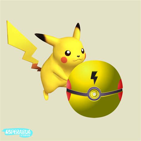 Pikachu Ball By Hyperagua On Deviantart