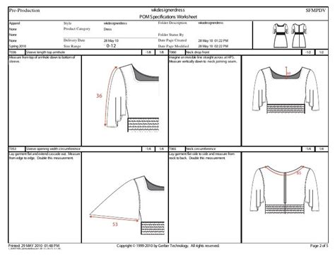 Sample Tech Pack