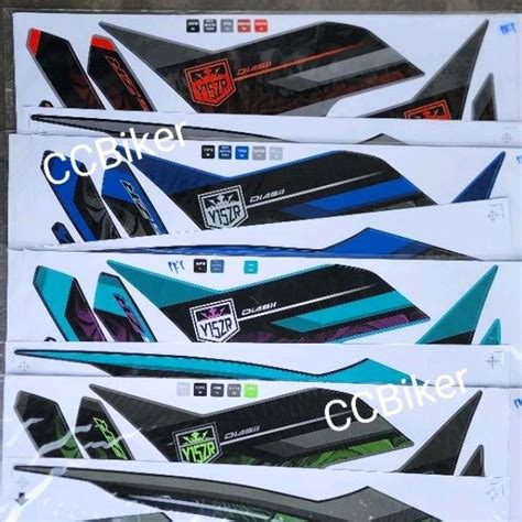 Yamaha Ysuku Y Y Zr Lc V Body Sticker Cover Set