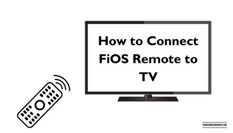 how to connect a fios remote to a tv