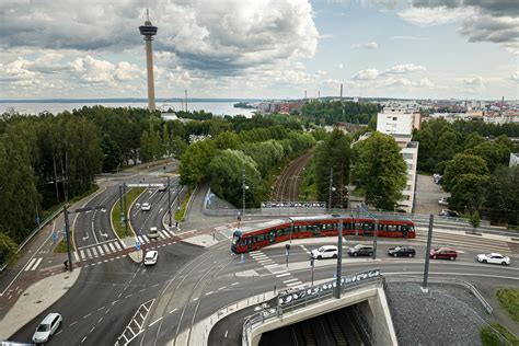 Tampere Tramway Traffic To Santalahti Began On Monday 7 August More