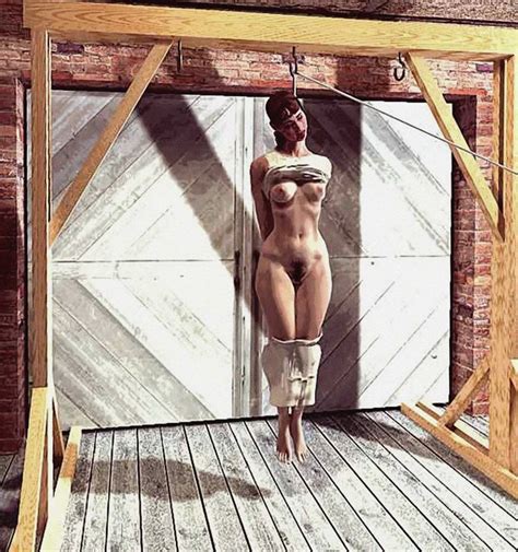 Nude Female Hanging