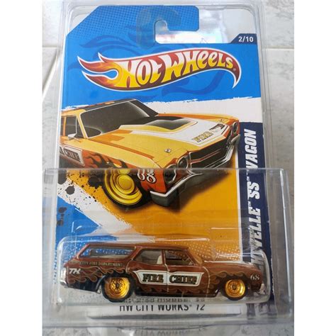 Hot Wheels Chevelle Ss Wagon Super Treasure Hunt Kshop Shopee Malaysia