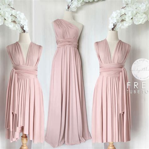 Nude Pink Dress Etsy