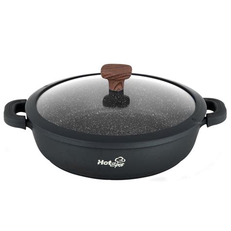 Arrocera De Aluminio Fundido Hot Spot Tapa Cristal Mango Silicon Cm Z Walmart En L Nea