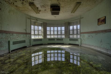 abandoned psychiatric hospital reflections    oc rabandonedporn