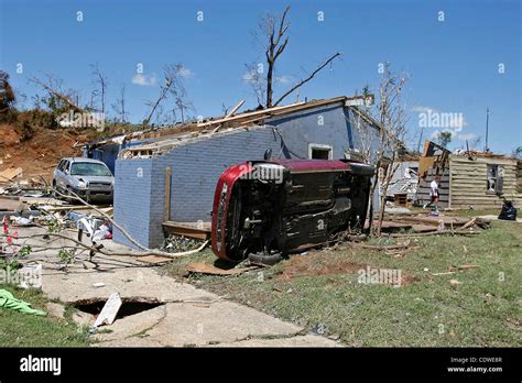 April 28, 2011 - Tuscaloosa, Al, U.S - A house after the tornado that ...