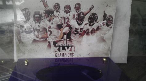 Baltimore Ravens display cases - Football Display Cases