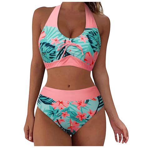 Gzea High Cut Bikini Sets For Women European And Swimsuits For Women High Waisted Sexy