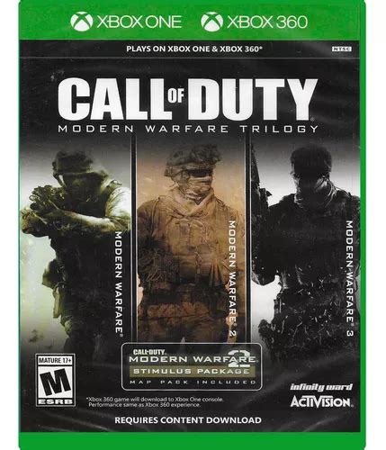 Call Of Duty Modern Warfare Trilogy Xbox One 360 Digital Meses Sin