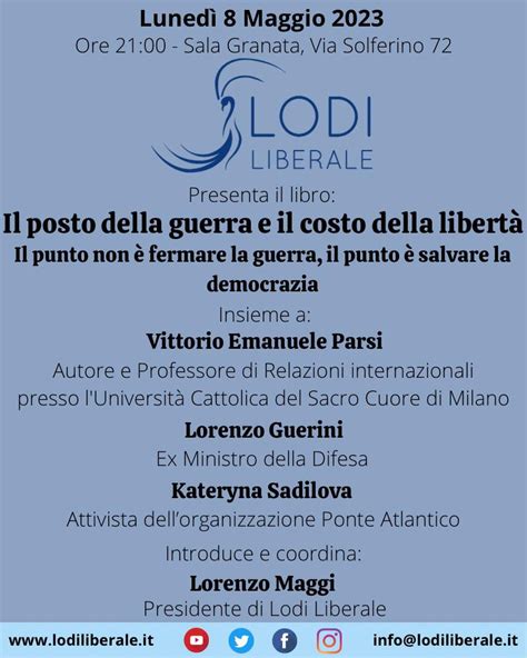 Il posto della guerra e il costo della libertà Il punto non è fermare