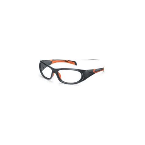 Uvex Rx Sp Schutzbrille Mit Sehst Rke In Mattschwarz Orange Sche