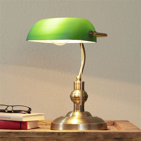 Milenka Skrivbordslampa Med Gr N Sk Rm Lamp Se